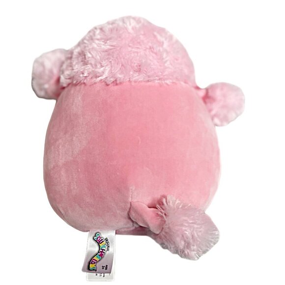 Squishmallows 8 inch Chloe Poodle with Green Apple Back To School Squad EUC - Picture 2 of 5